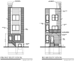 707 West Cumberland Street Elevations