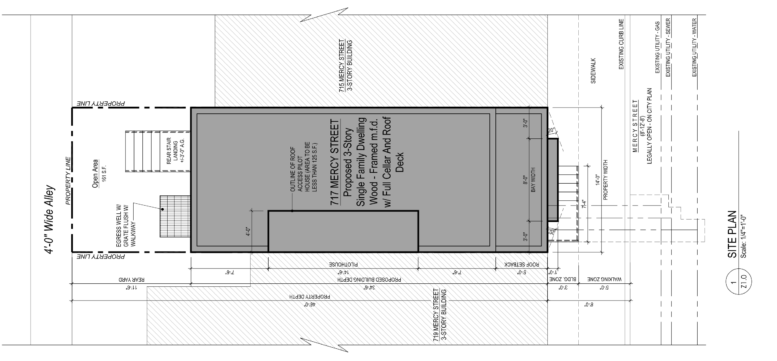 717 Mercy Street Plan