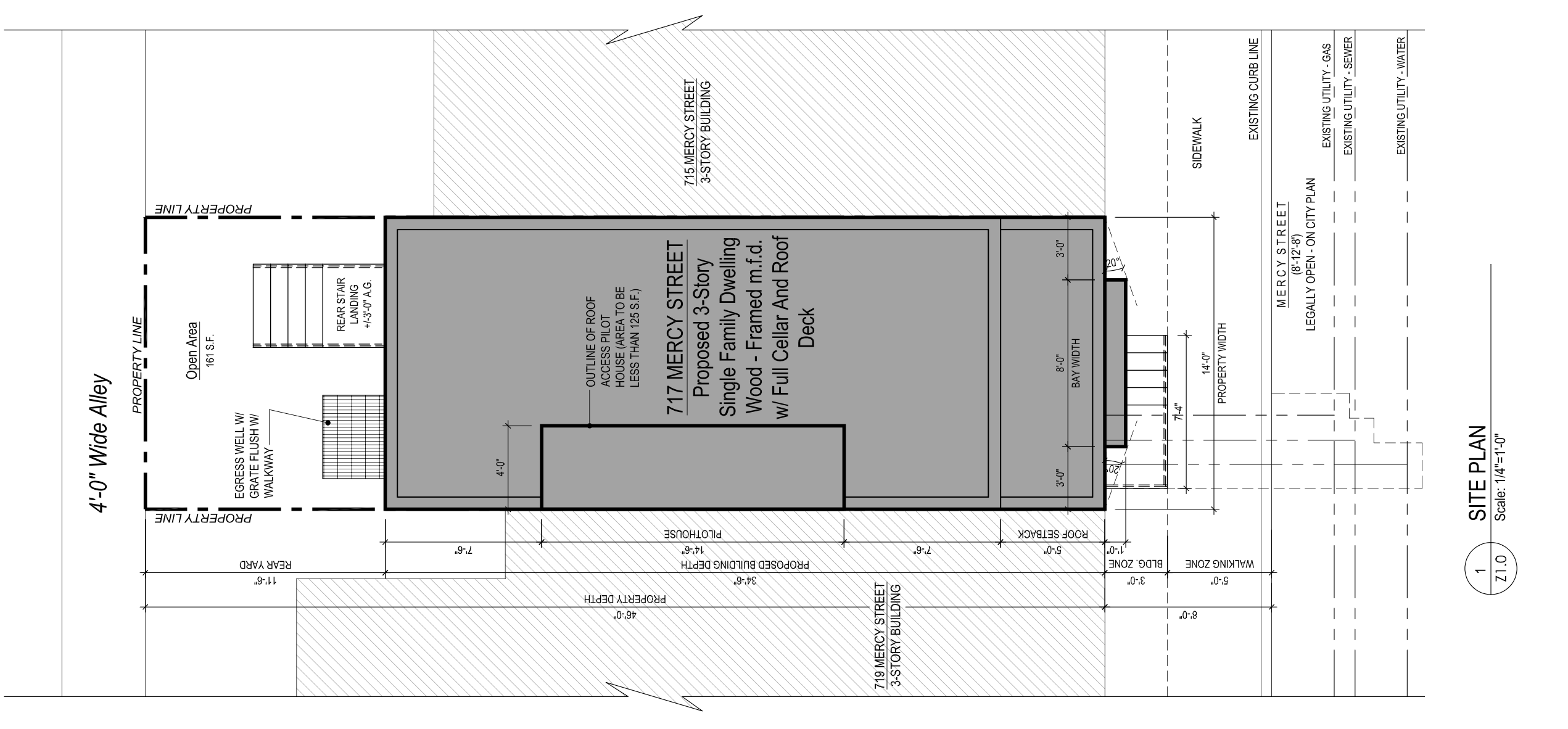 717 Mercy Street Plan