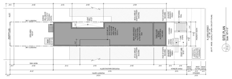 869 North 43rd Street Plan