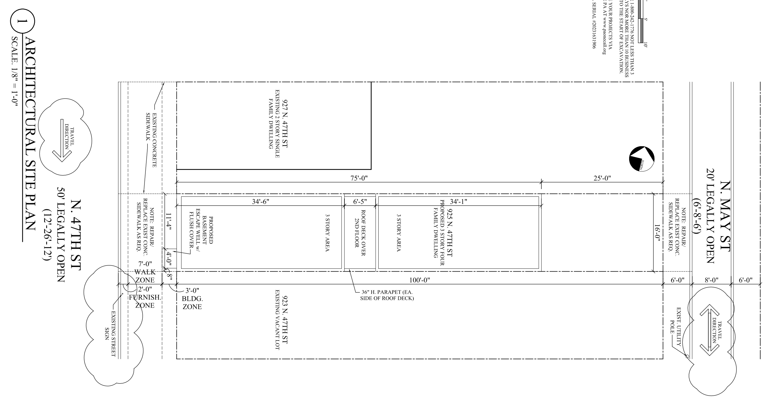 925 North 47th Street Site Plan