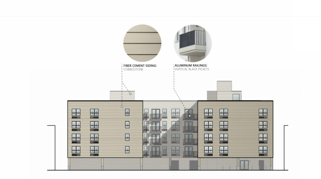 309-21 West Mount Pleasant Avenue. Credit: CosciaMoos Architecture.