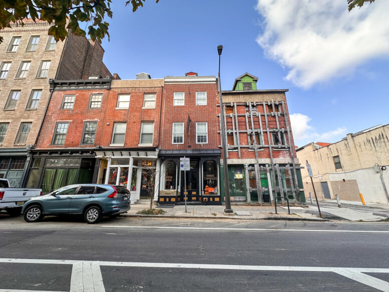 140 North 2nd Street (left). Photo by Jamie Meller. October 2024