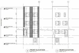 1235 West Butler Street. Building elevations. Credit: Loney Engineering & Consulting via the City of Philadelphia