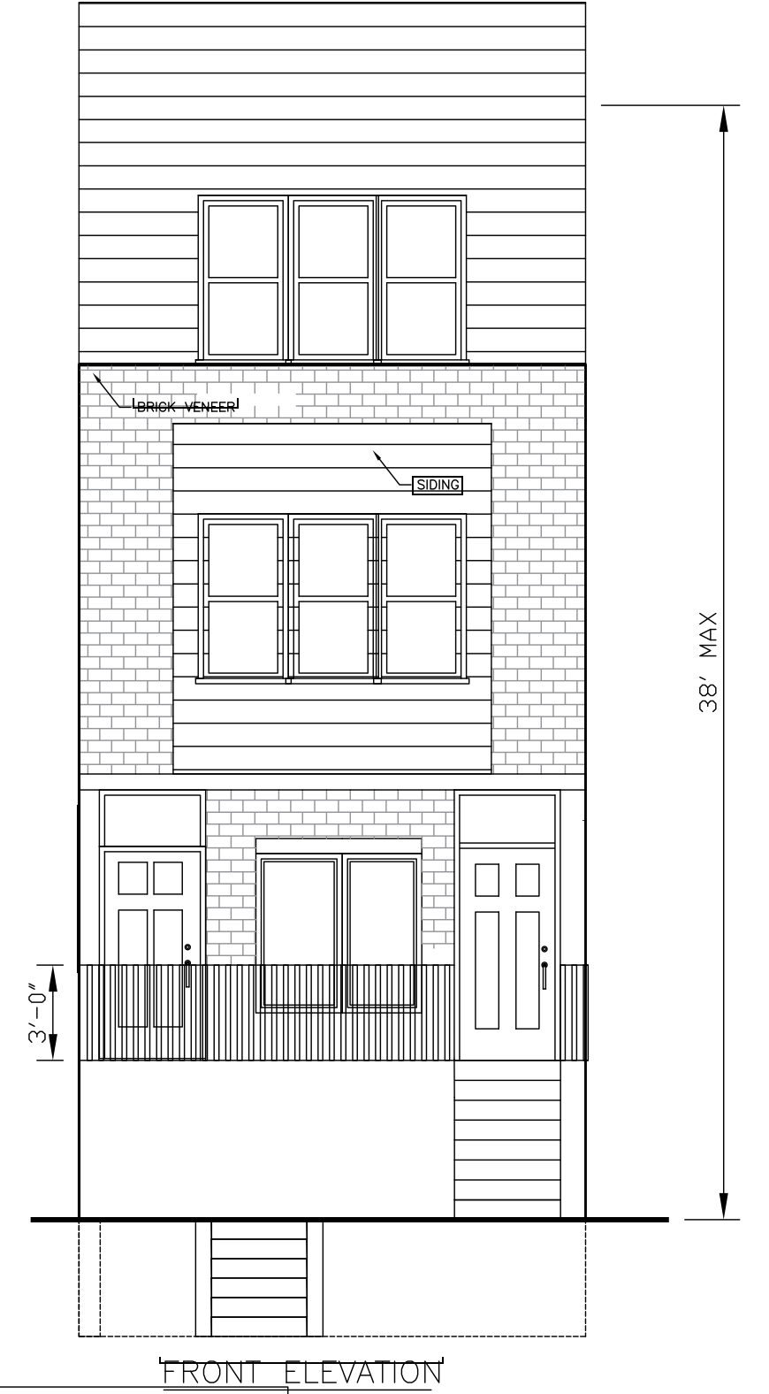 1015 North 45th Street Front Elevation