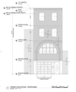 2052 Blair Street Front Elevation