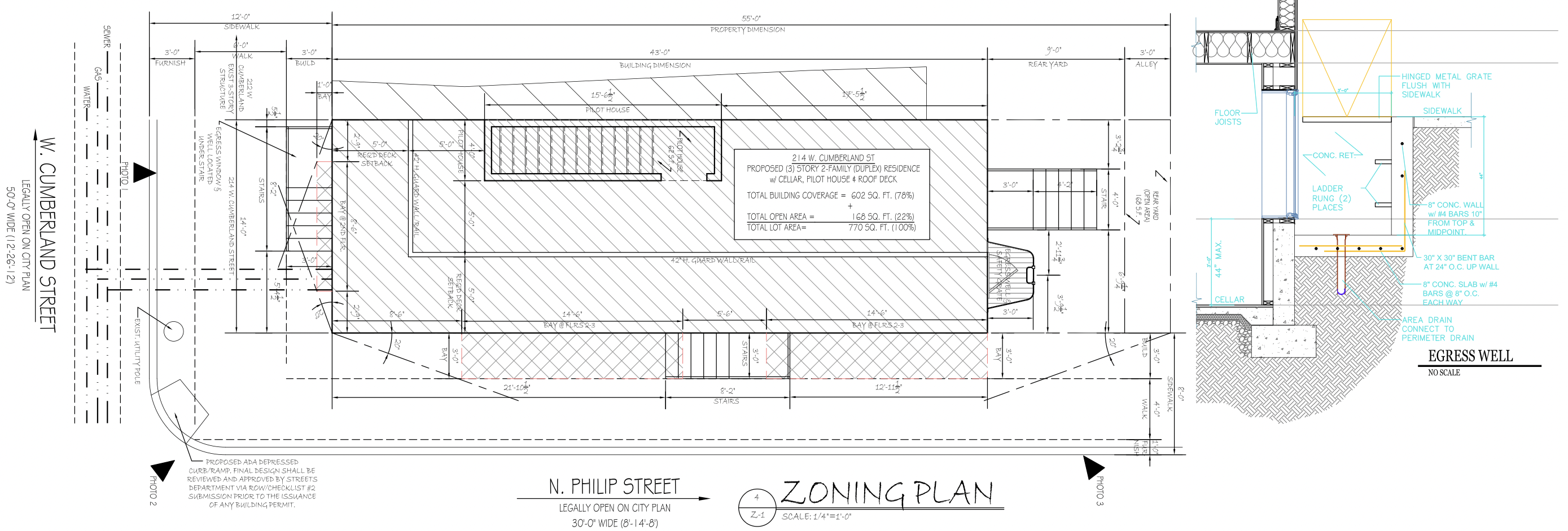 214 West Cumberland Street Plan