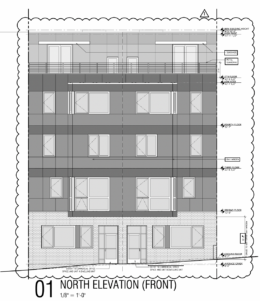 22 East Durham Street North Elevation