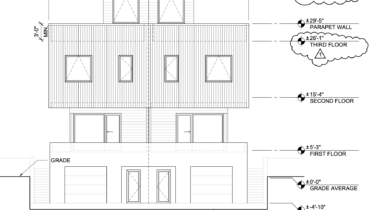 618 West Kingsley Street South Elevation