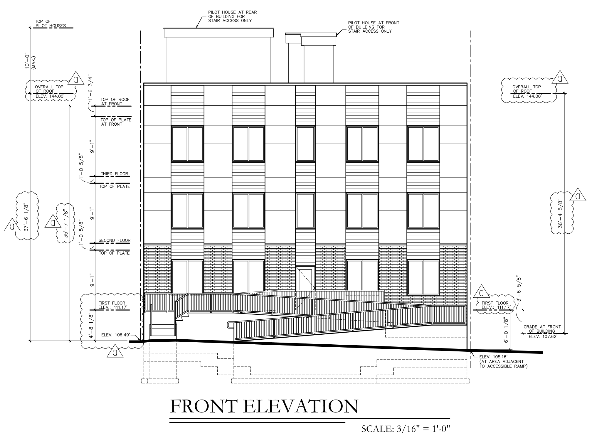 115 North 63rd Street Front Elevation