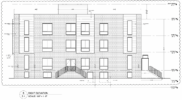122 East Cumberland Street Right Elevation