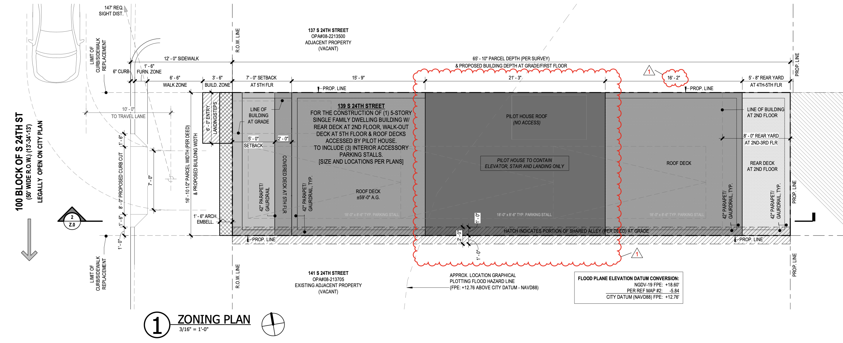 139 South 24th Street Plan