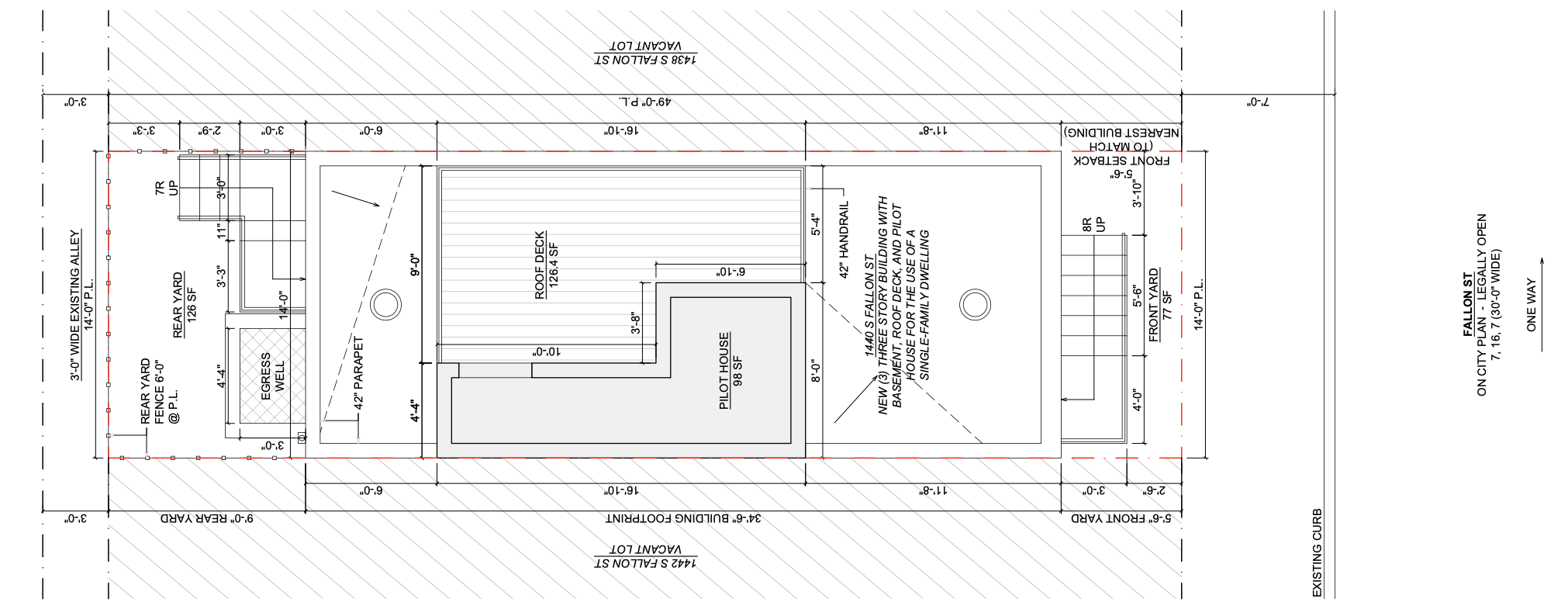 1440 South Fallon Street Plan