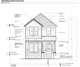 1916 Fuller Street Front Elevation