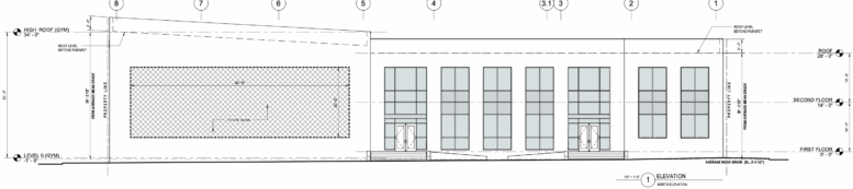 2100 Diamond North North Elevation