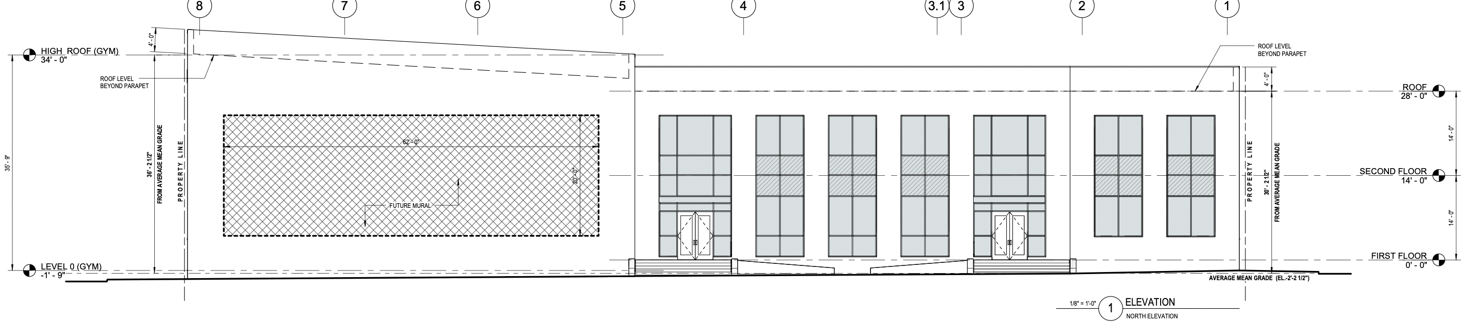 2100 Diamond North North Elevation