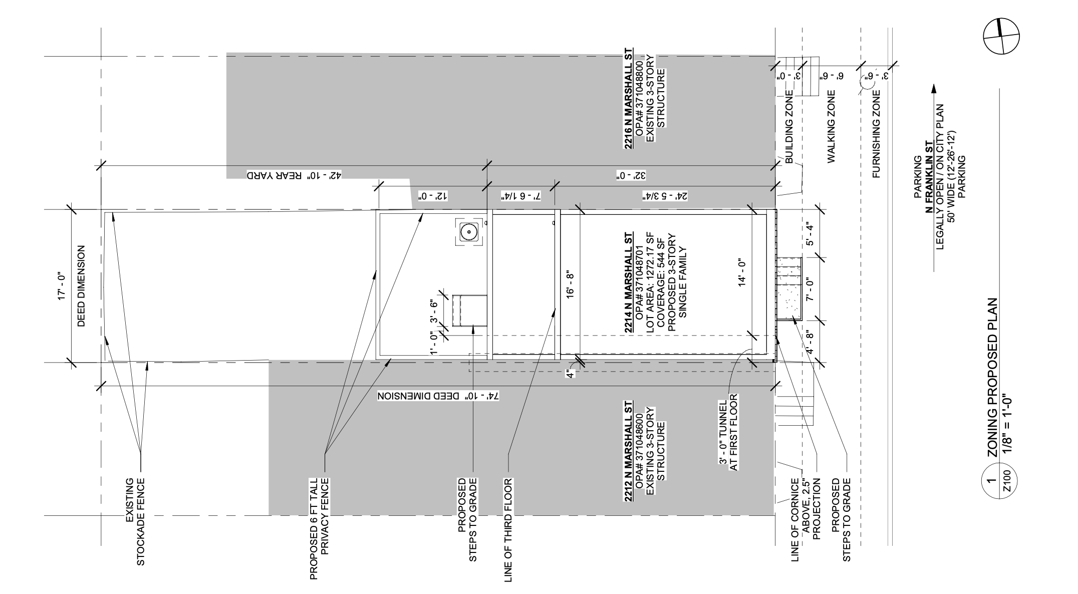 2214 North Marshall Street Plan