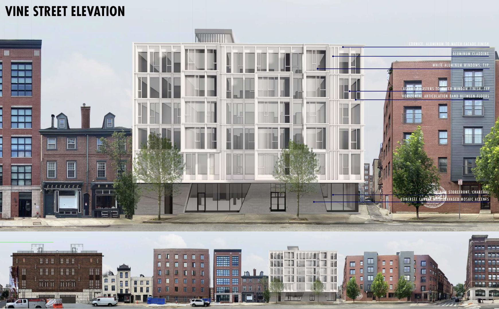 230-36 Vine Street Elevation