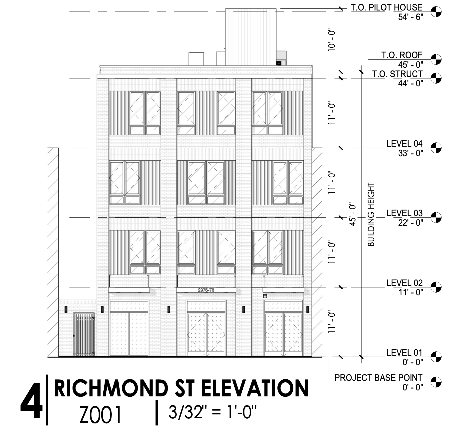 2976 Richmond Street Elevation