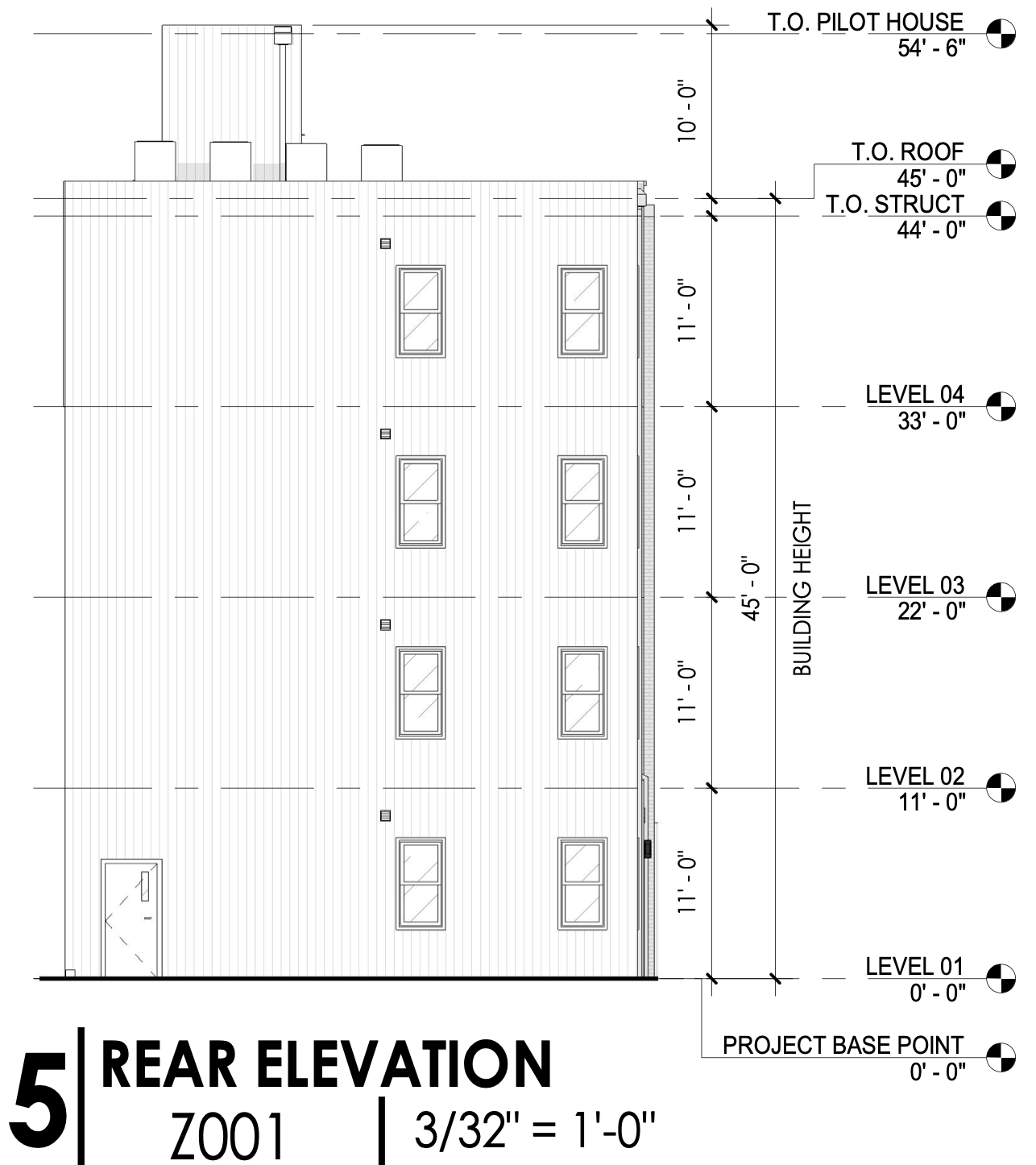 2976 Richmond Street Rear Elevation