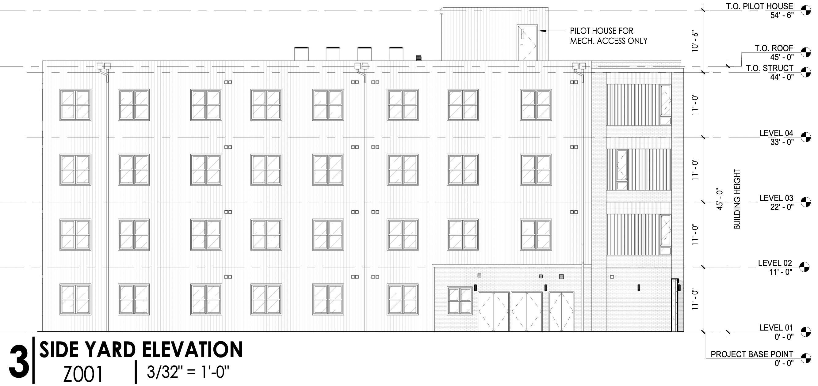 2976 Richmond Street Side Elevation
