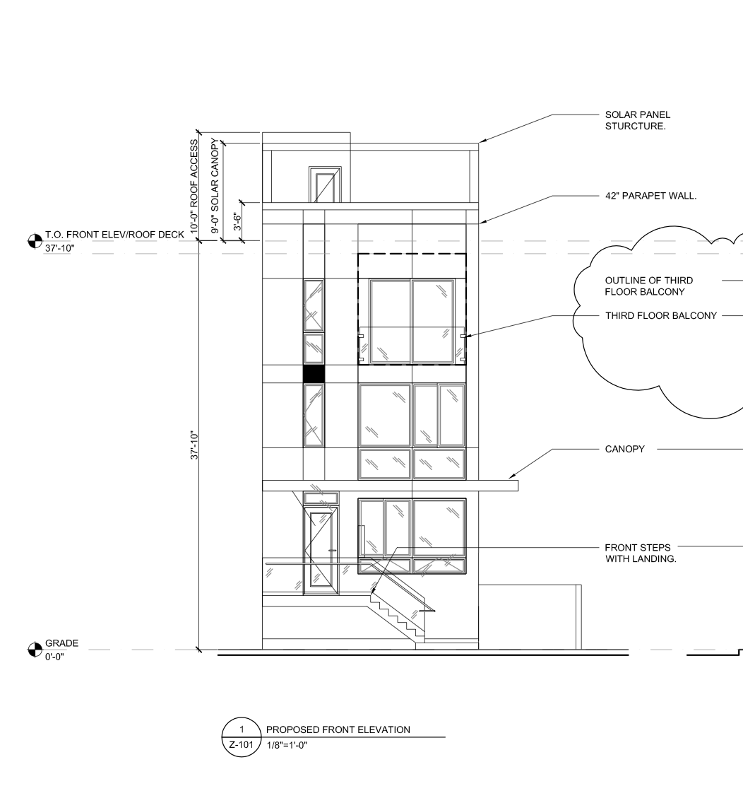 31 East Sharpnack Street Front Elevation