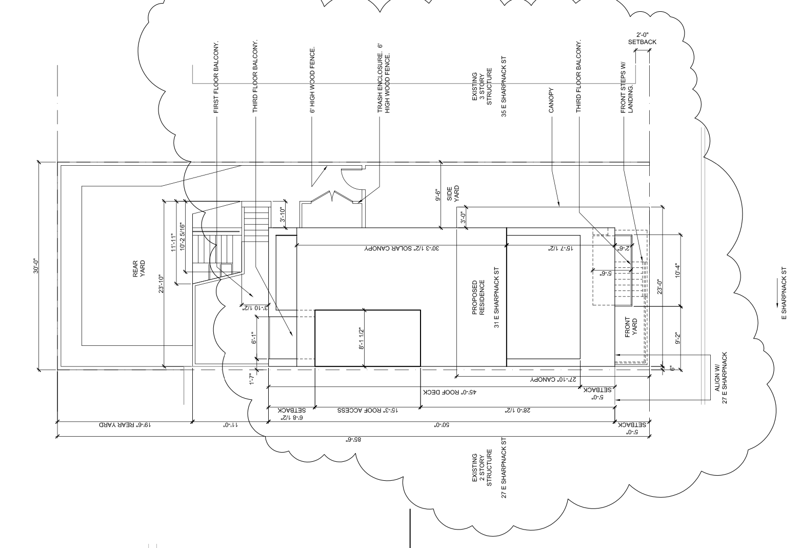 31 East Sharpnack Street Plan