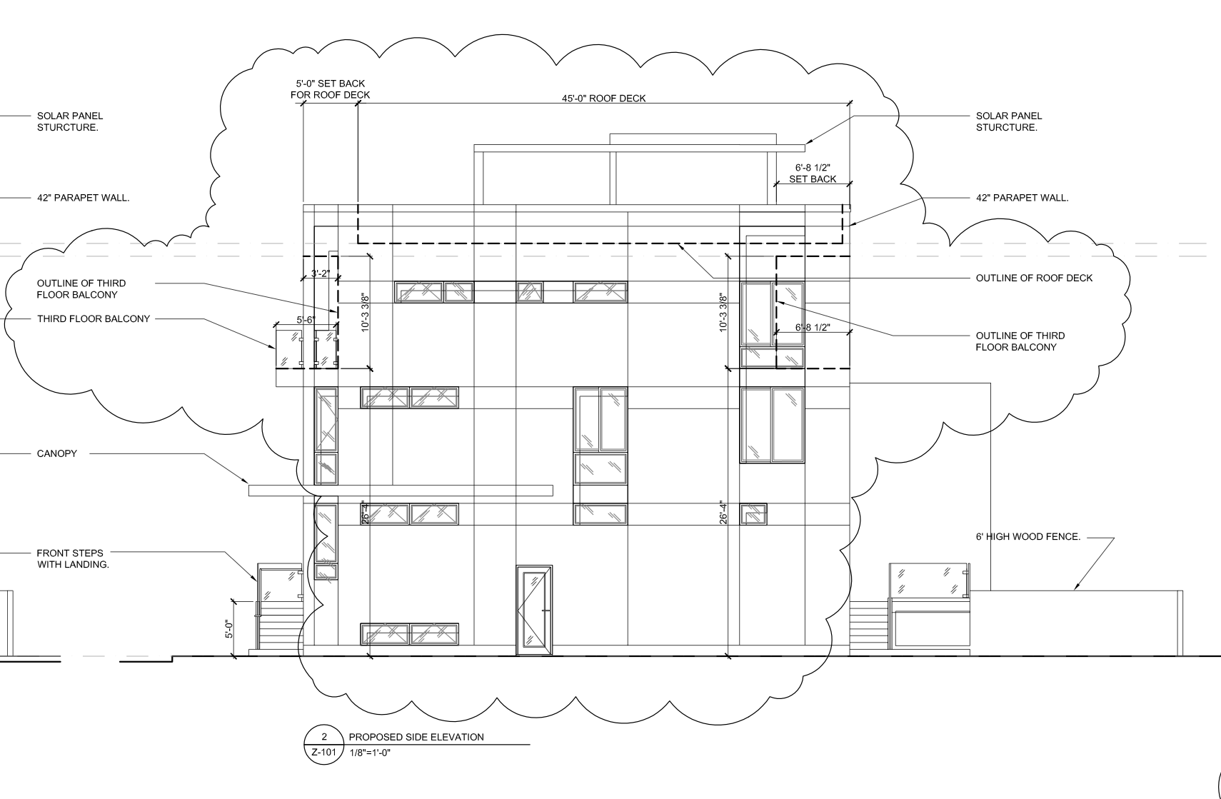 31 East Sharpnack Street Side Elevation