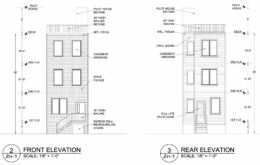 3604 Melon Street Elevations