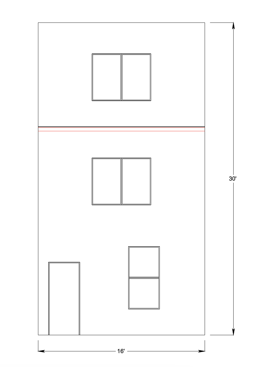 458 Earlham Terrace Elevation