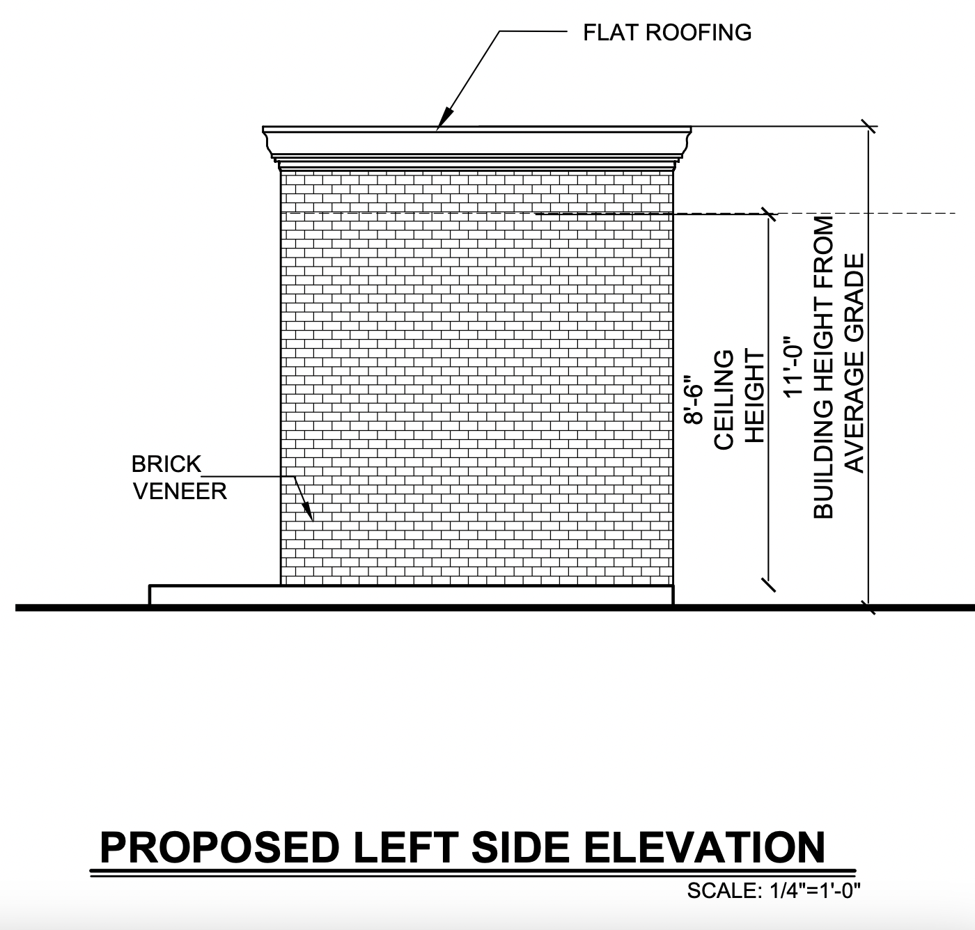 502 West Glenwood Avenue Left Elevation