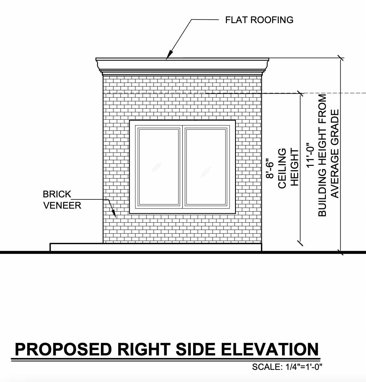 502 West Glenwood Avenue Right Elevation