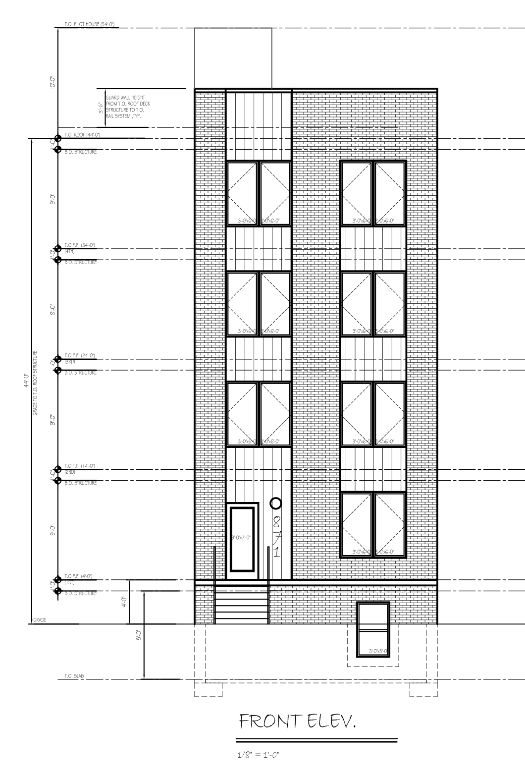871 North Preston Street Front Elevation