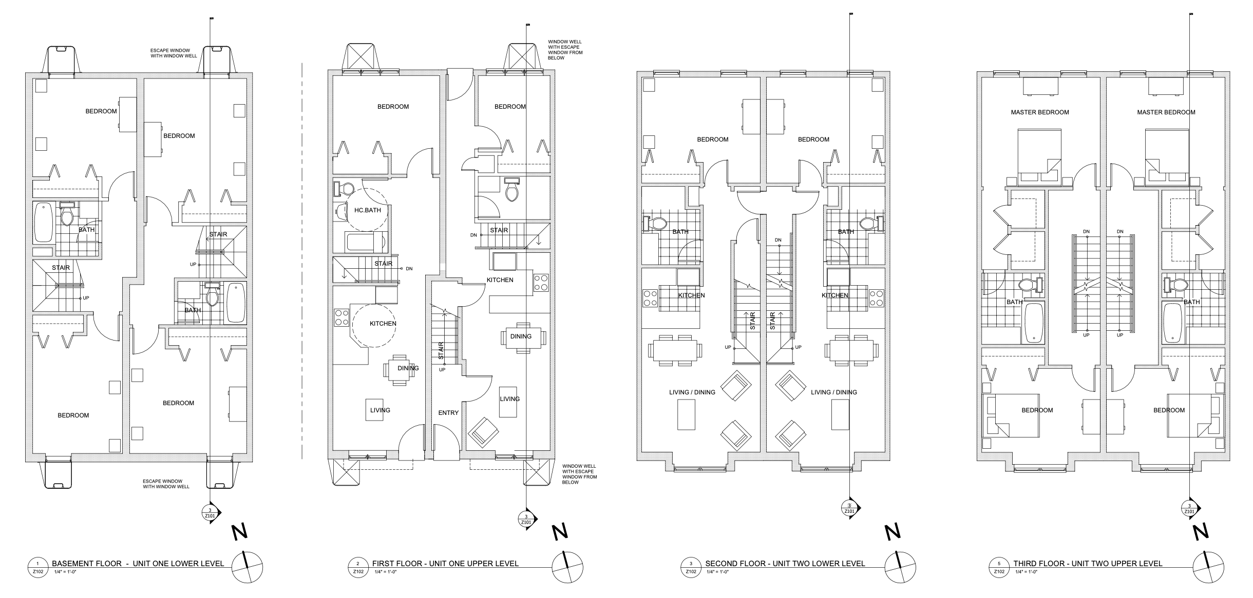913 West Dakota Street Floor Plans