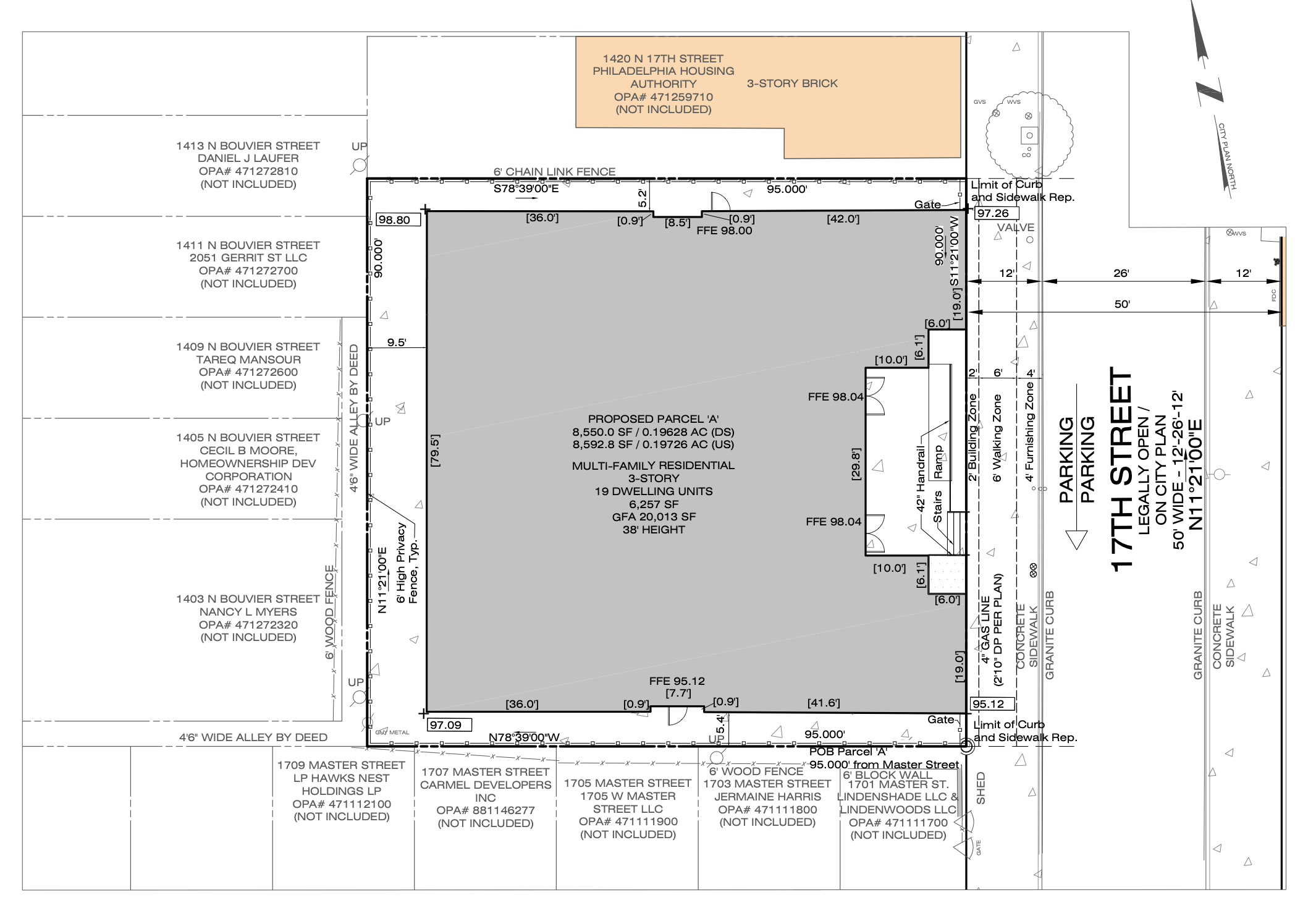 1412-18 North 17th Street Plan
