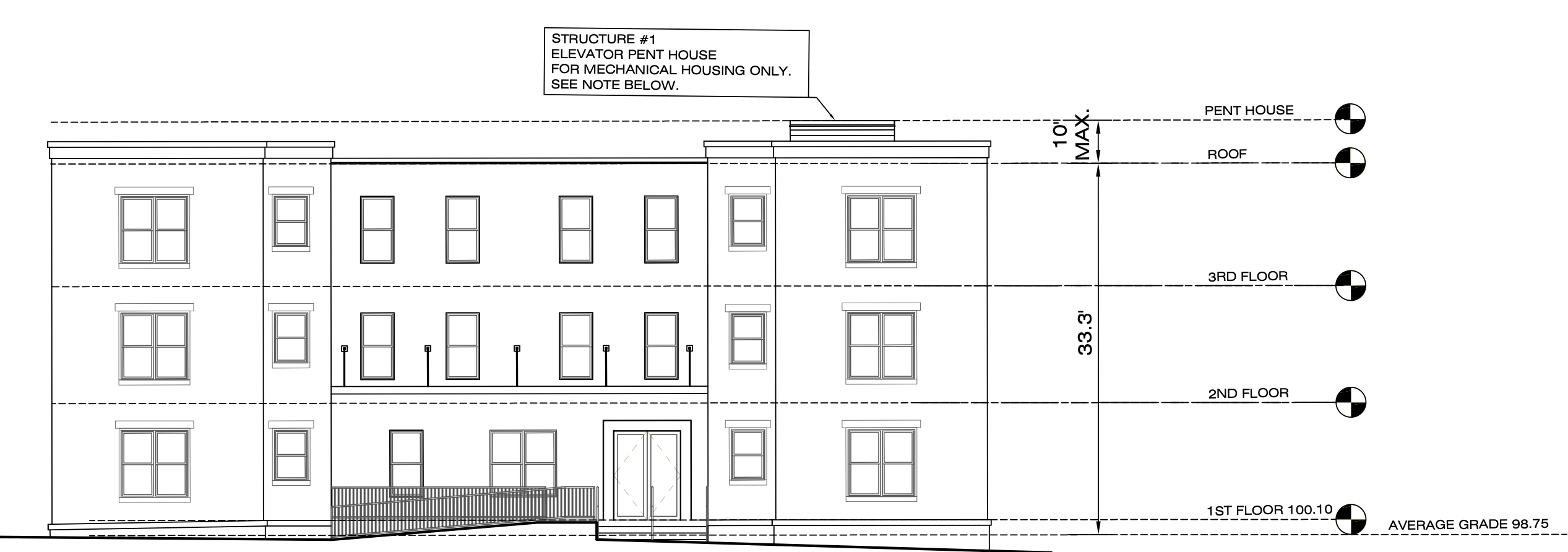 1421-29 North 17th Street Elevation