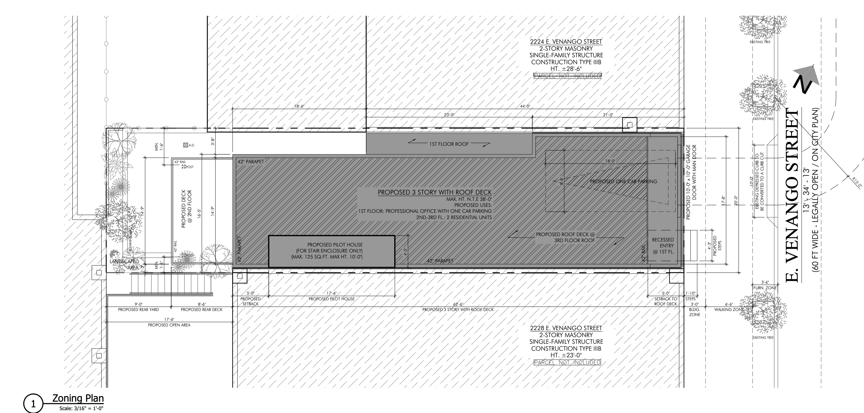 2226 East Venango Street Plan