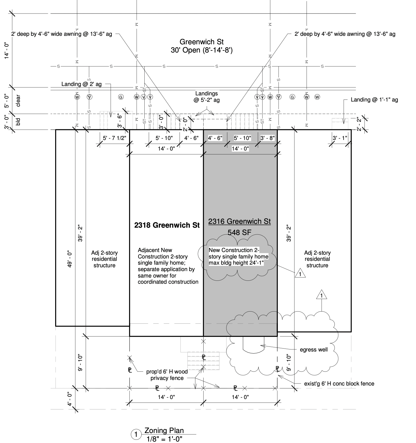 2316 Greenwich Street Plan