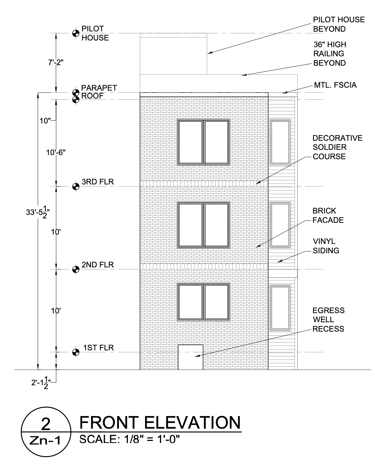 3962 Parrish Street Front Elevation