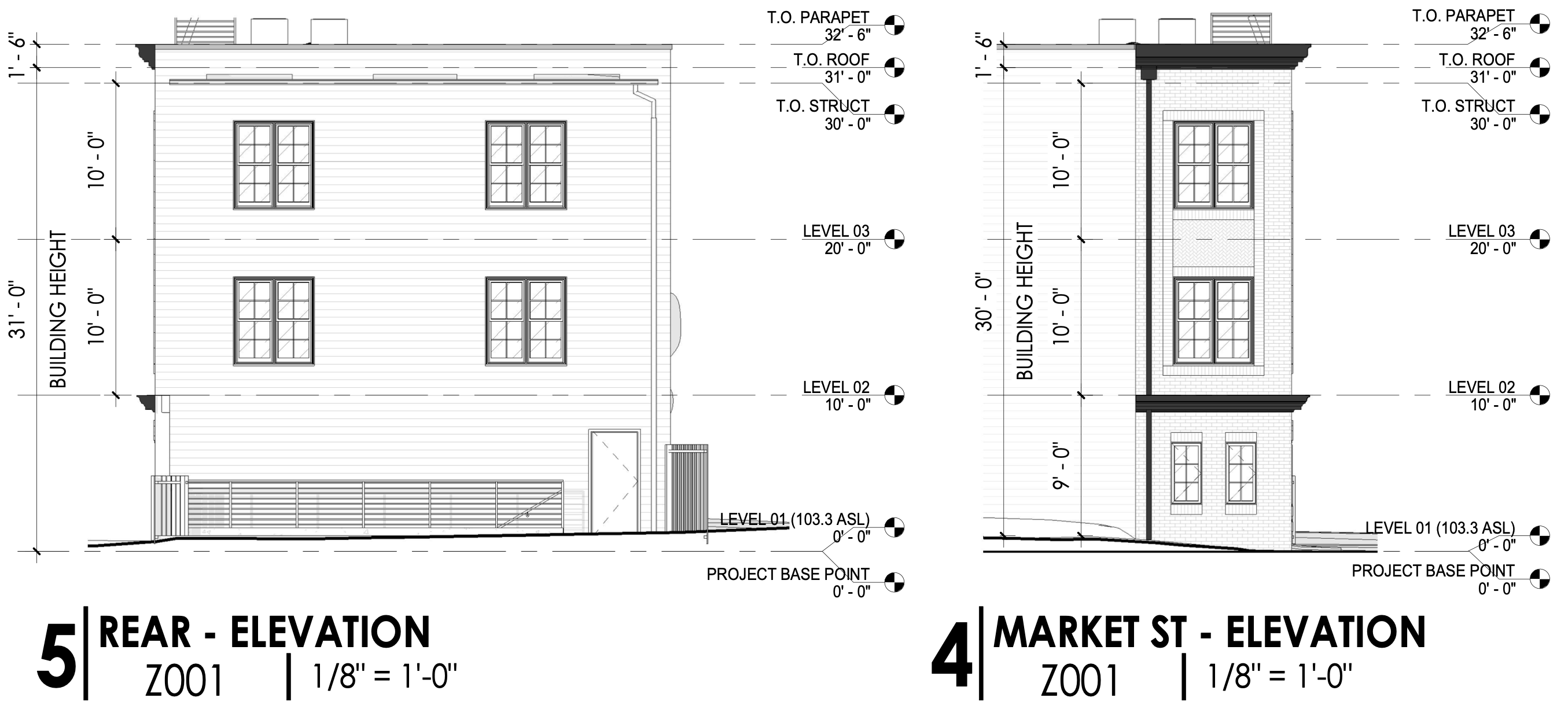 5429 Market Street Elevations