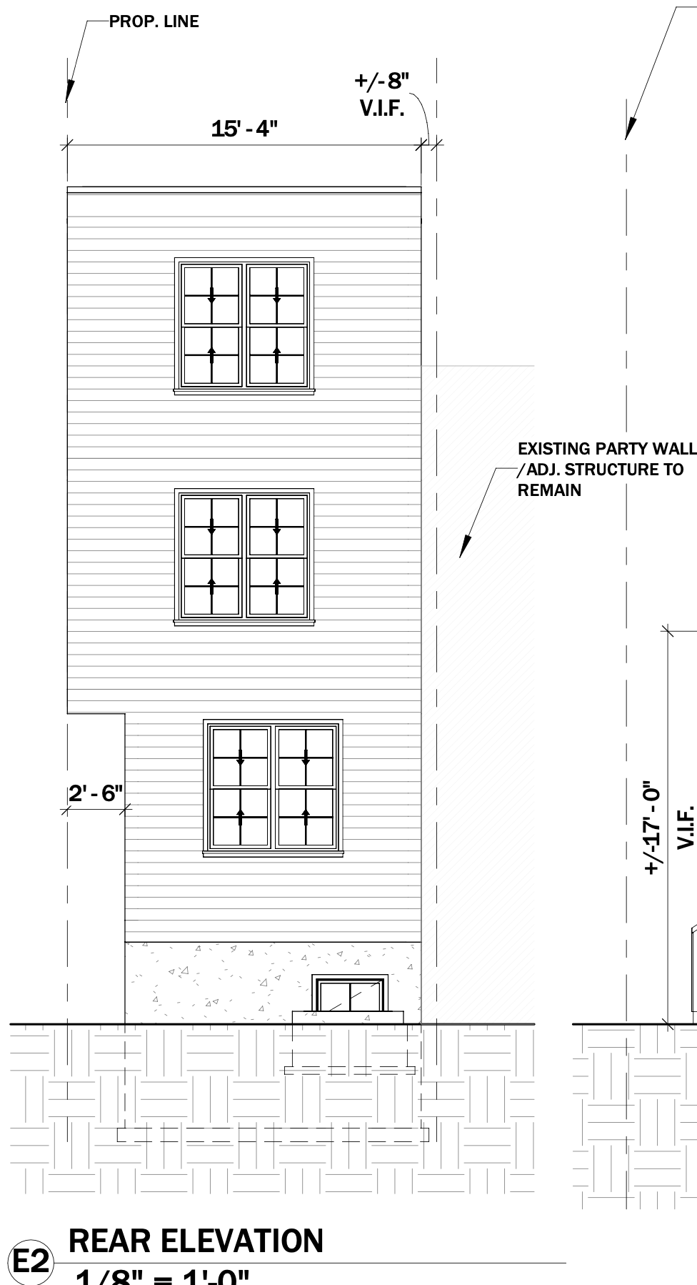 1216 West Butler Rear Elevation