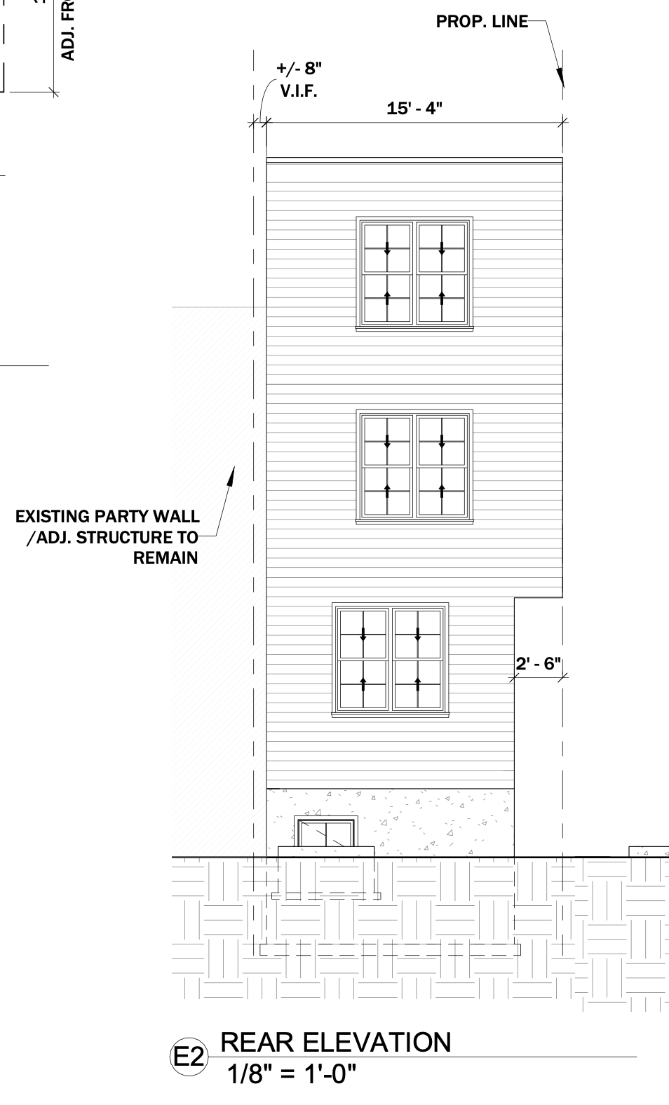 1218 West Butler Street Rear Elevation