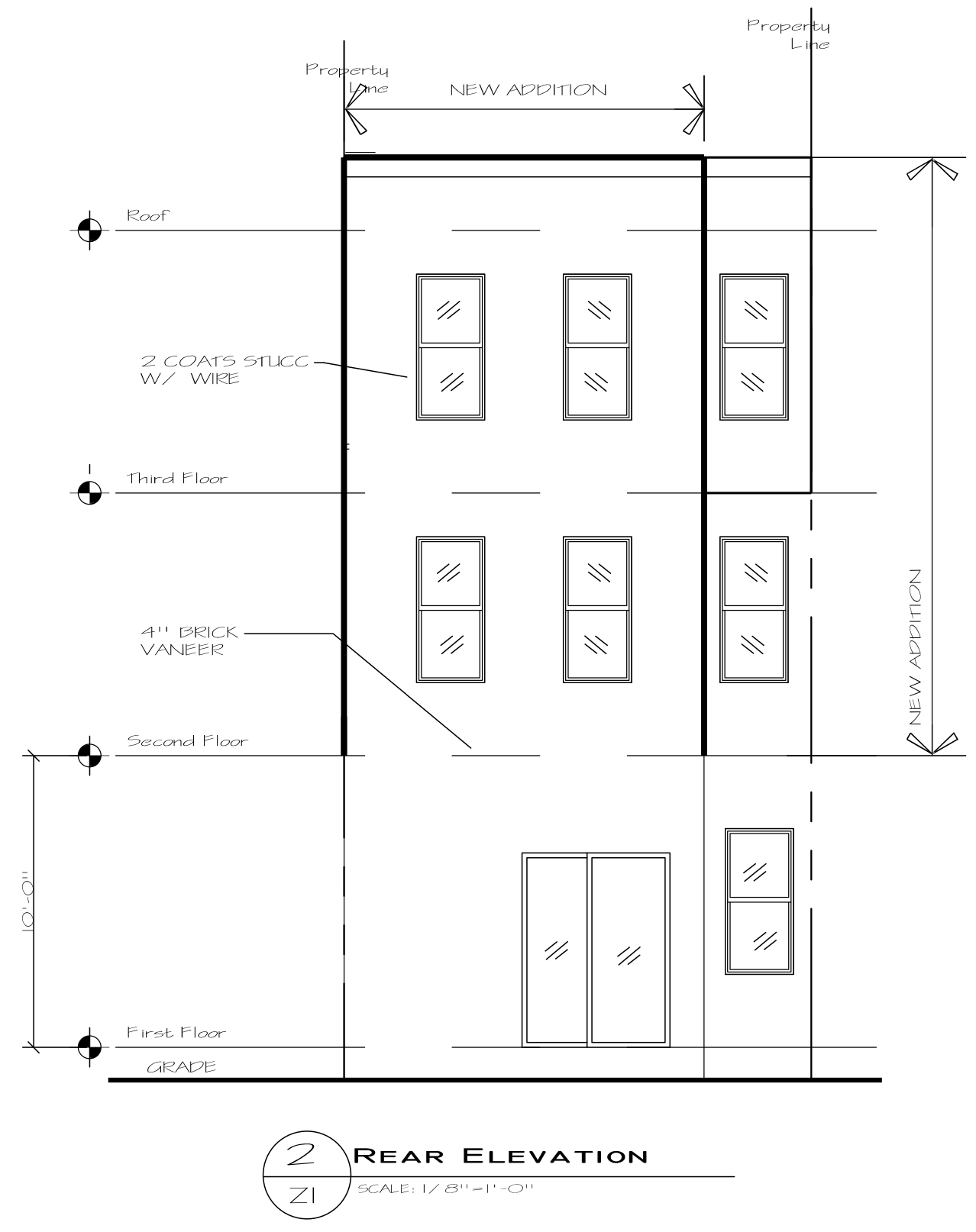 1341 North 29th Street Rear Elevation