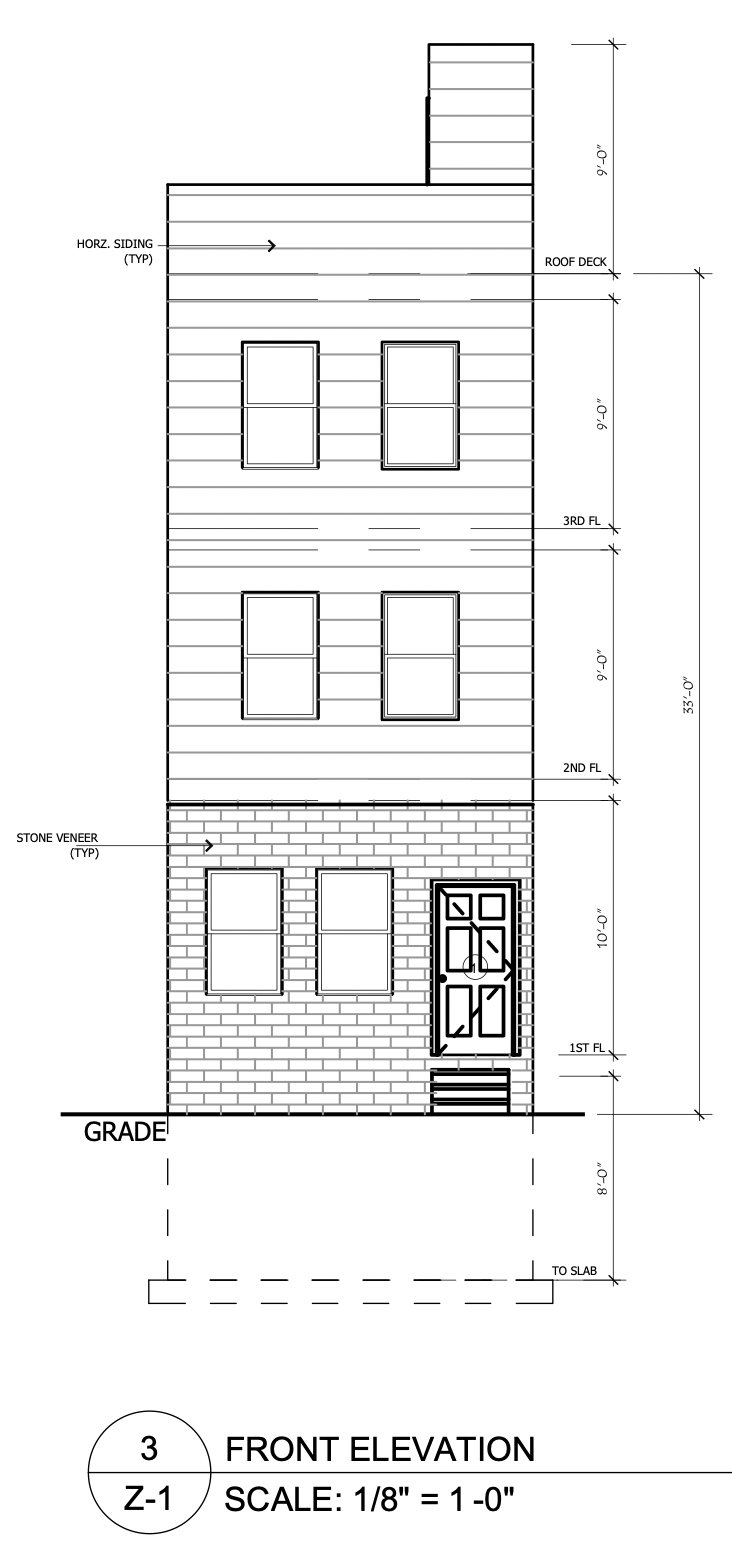 1711 North 4th Street Elevation
