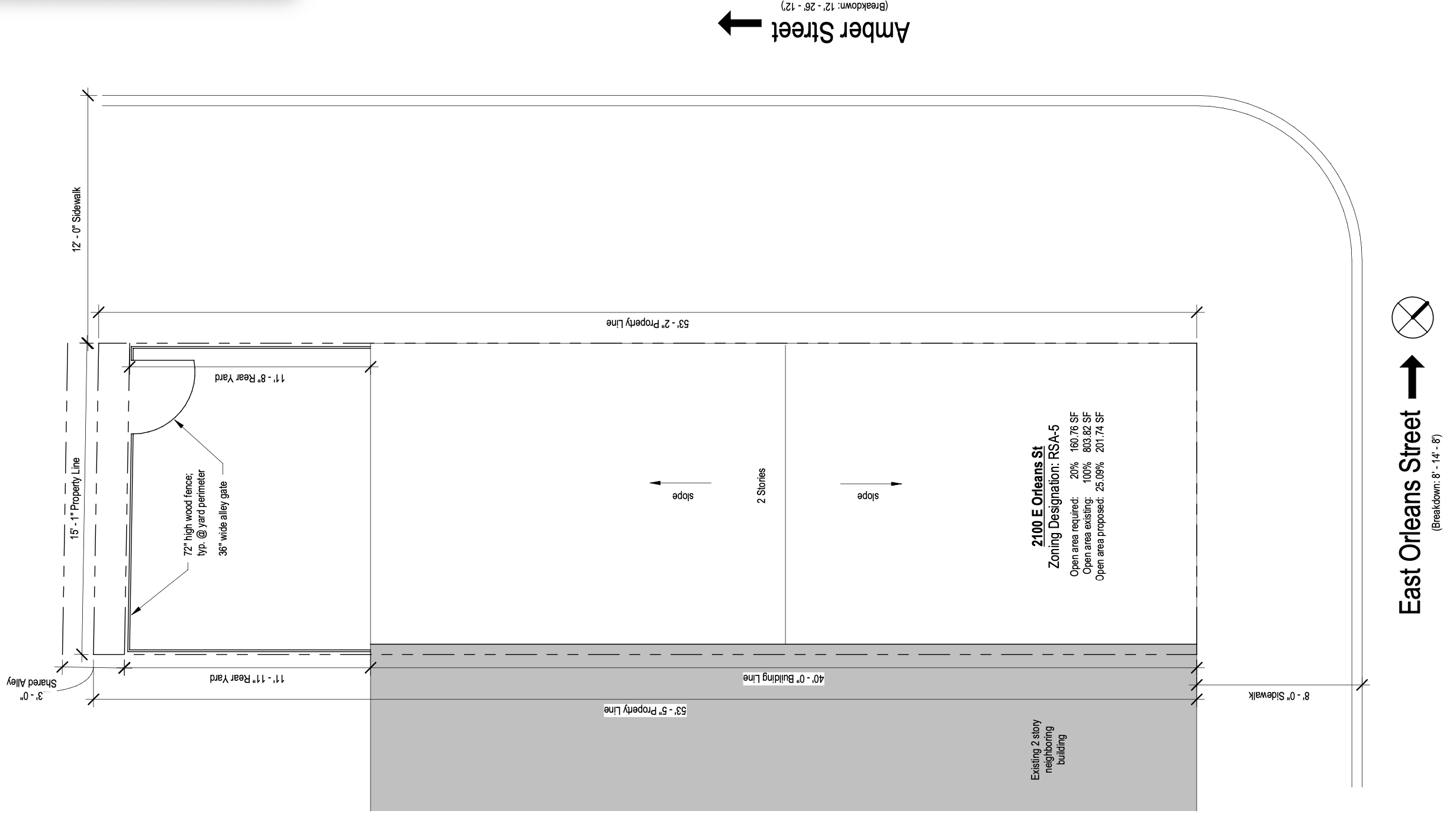 2100 East Orleans Street Plan