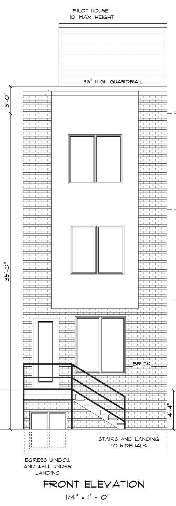 2502 North 10th Street Front Elevation