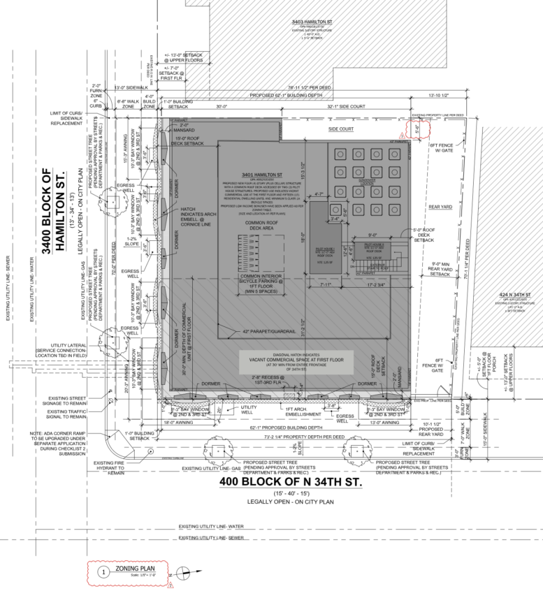 3401 Hamilton Street Plan
