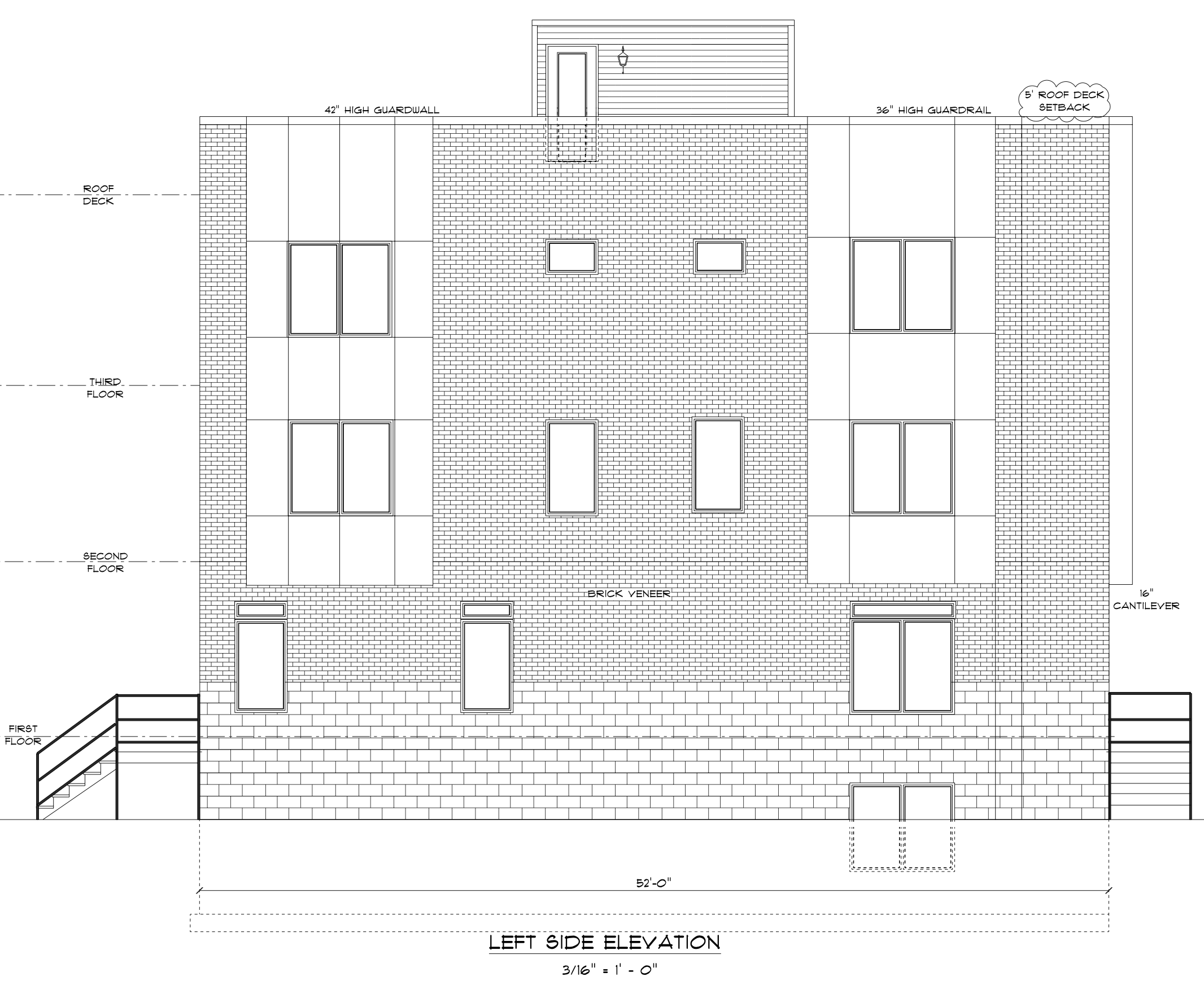 513 Salmon Street Elevation 1