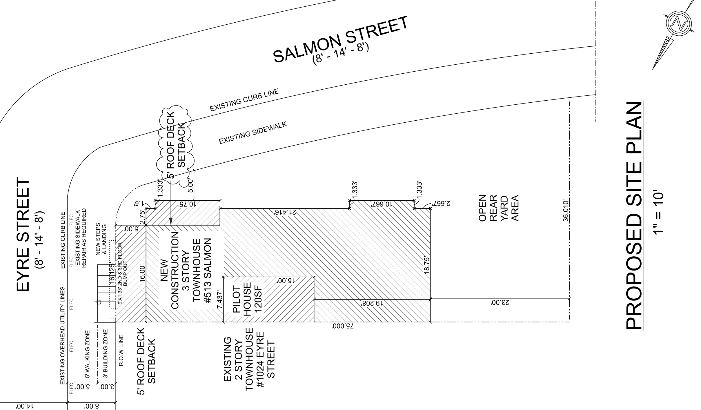 513 Salmon Street Site Plan