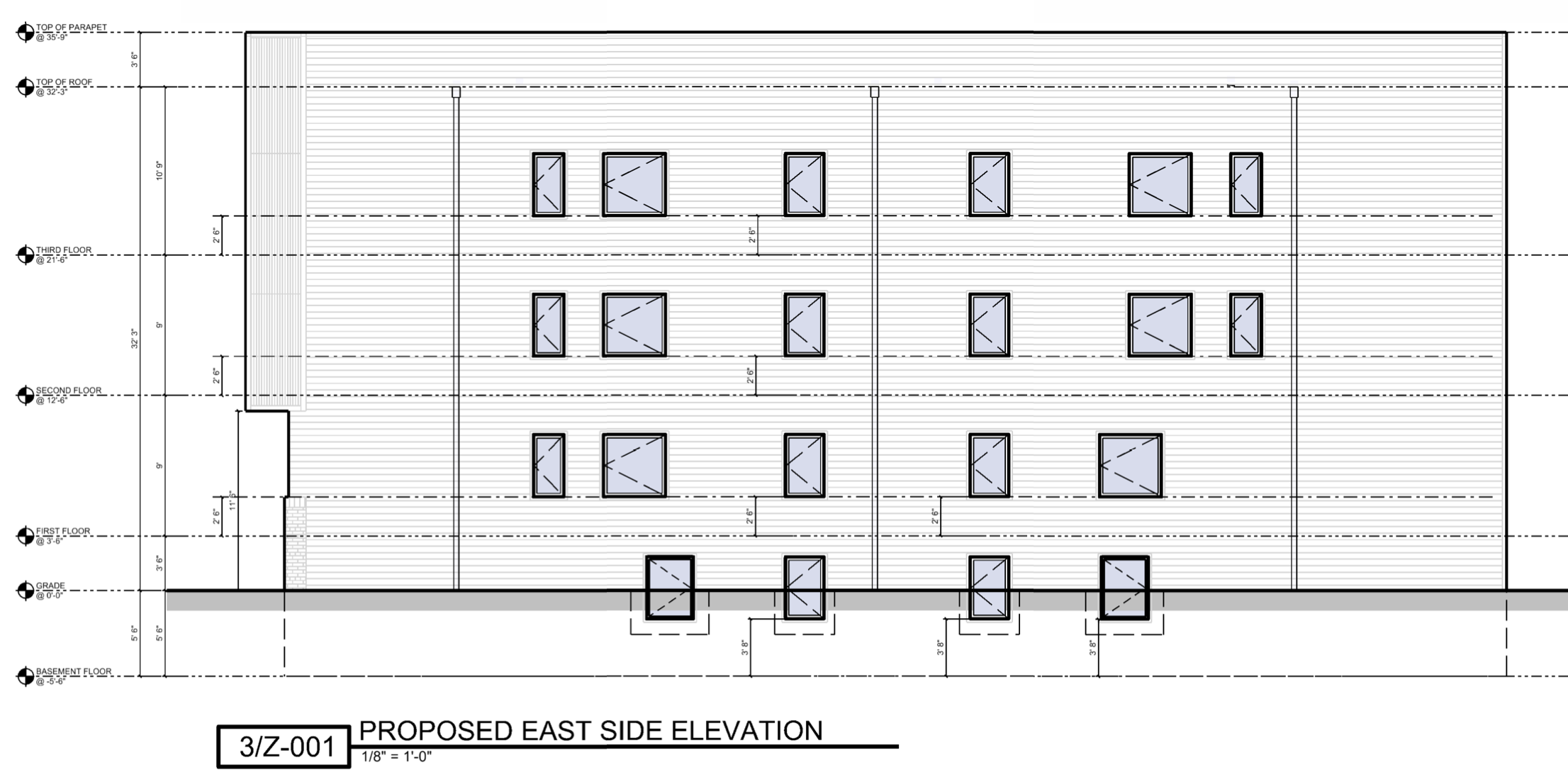 Permits Issued for Eight-Unit Residential Building at 5137-39